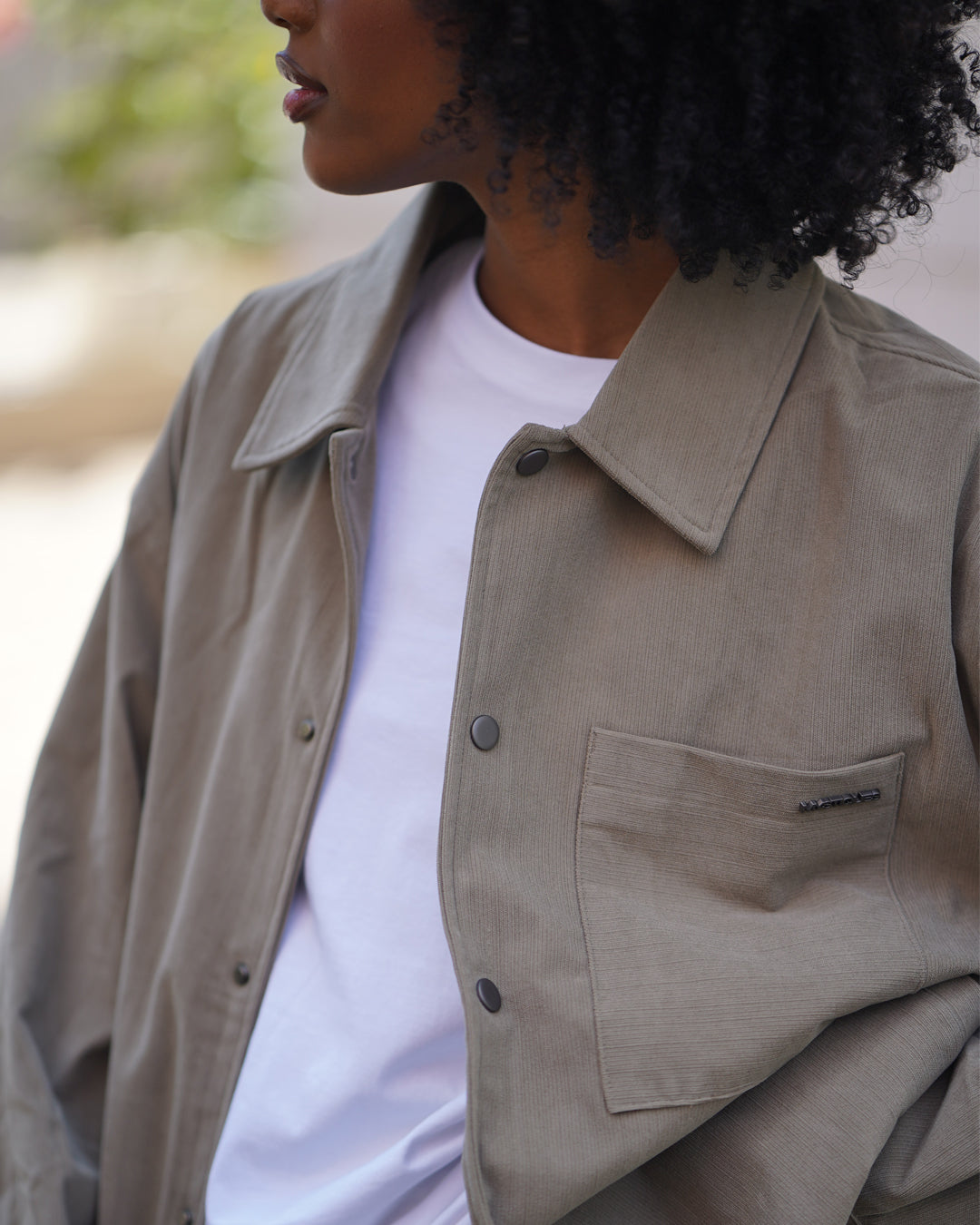 Khaki overshirt