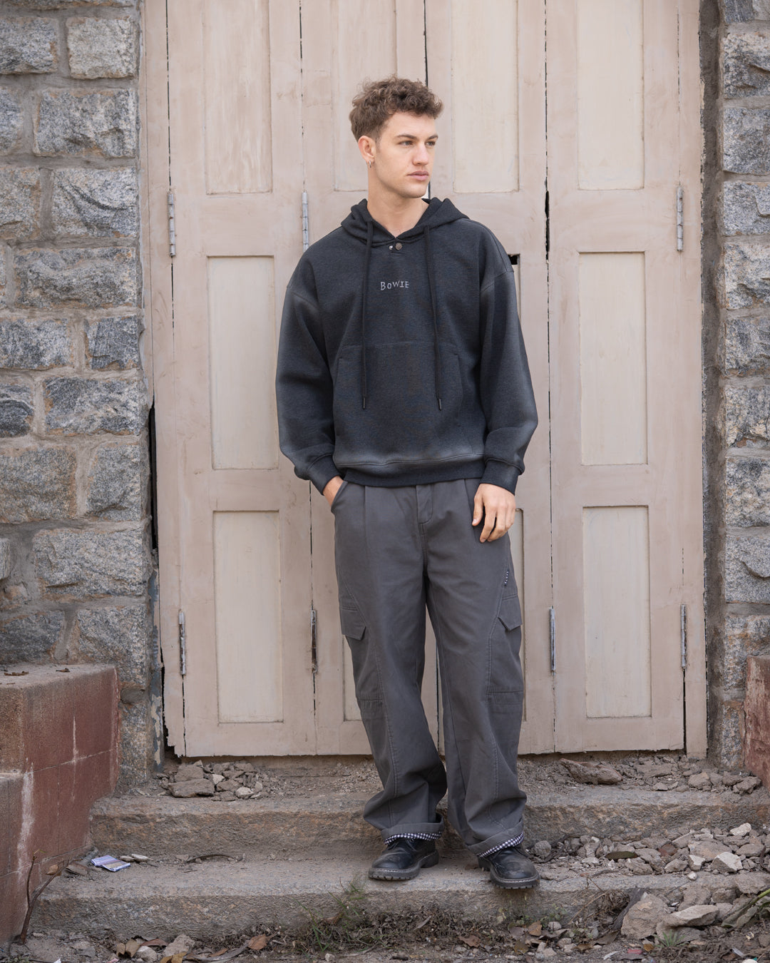 velvety lined hoodie