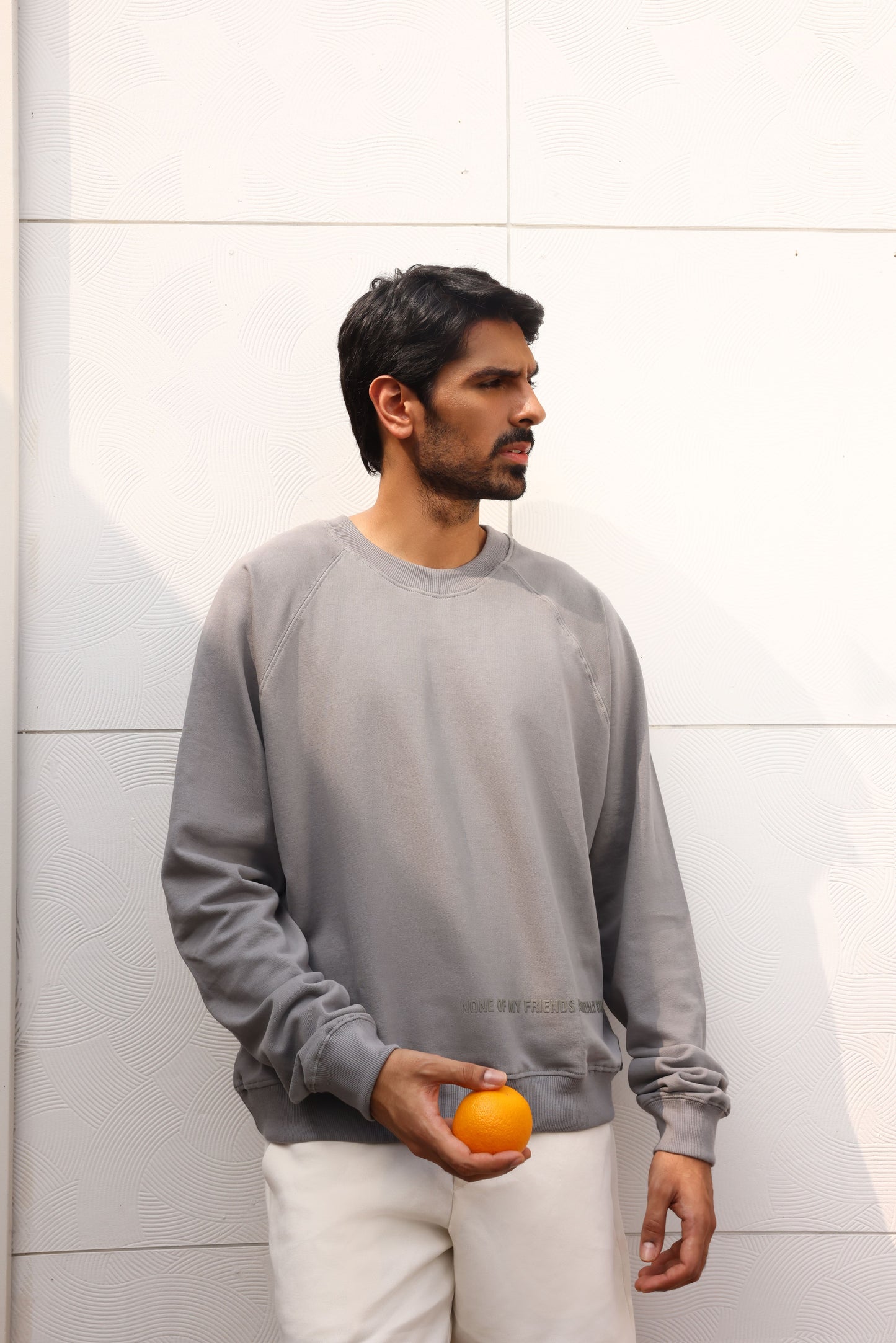 STEEL GREY SWEATSHIRT