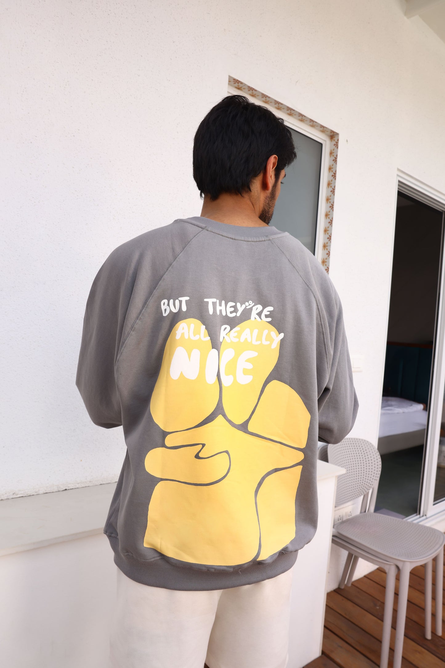 STEEL GREY SWEATSHIRT