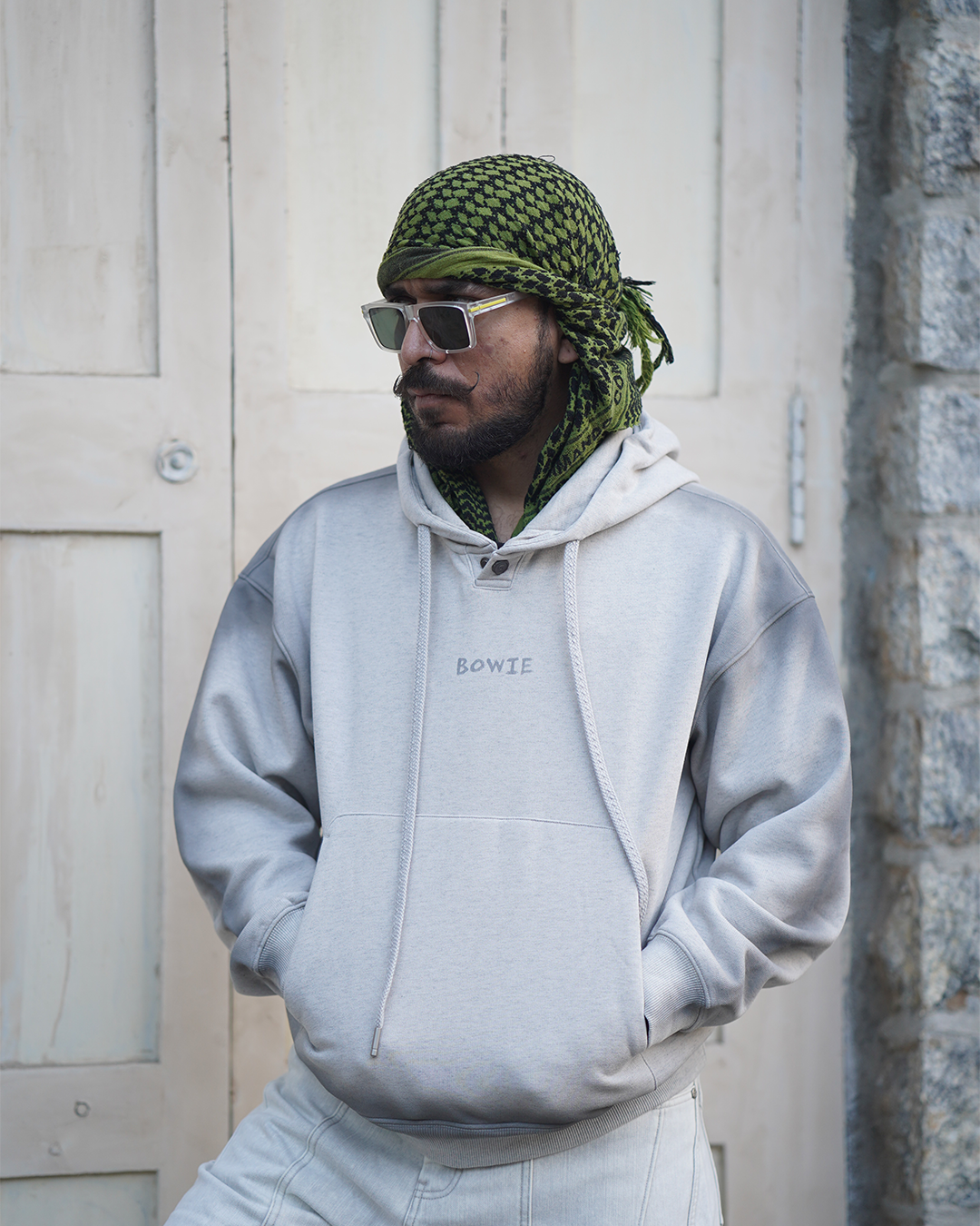 Velvety lined Bowie Hoodie