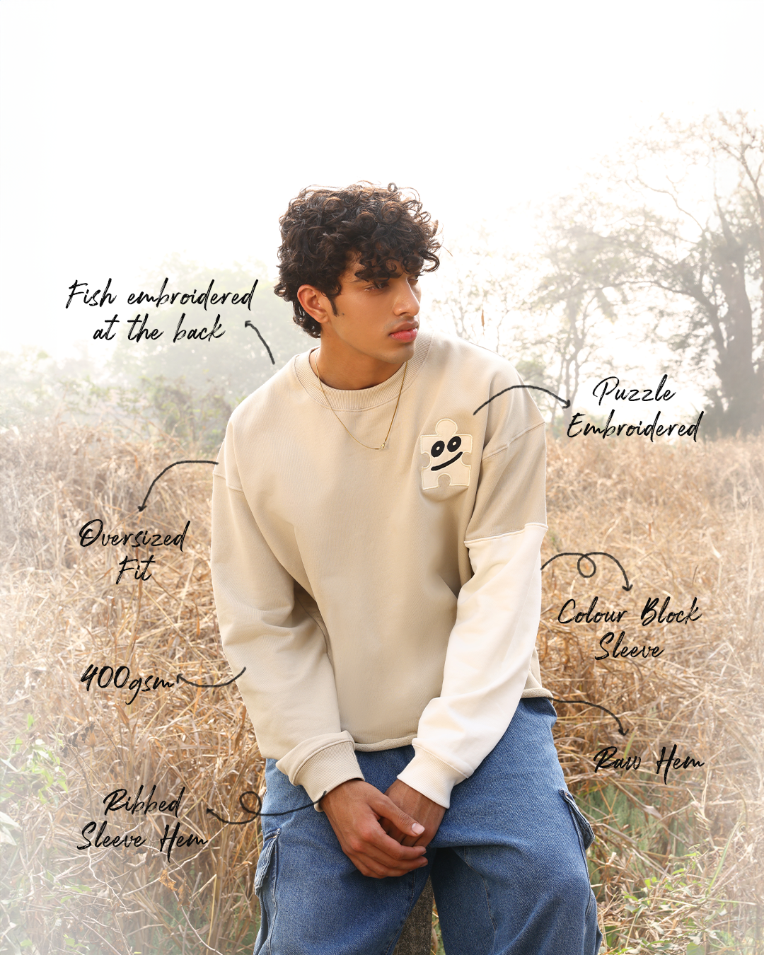 PUZZLE SWEATSHIRT