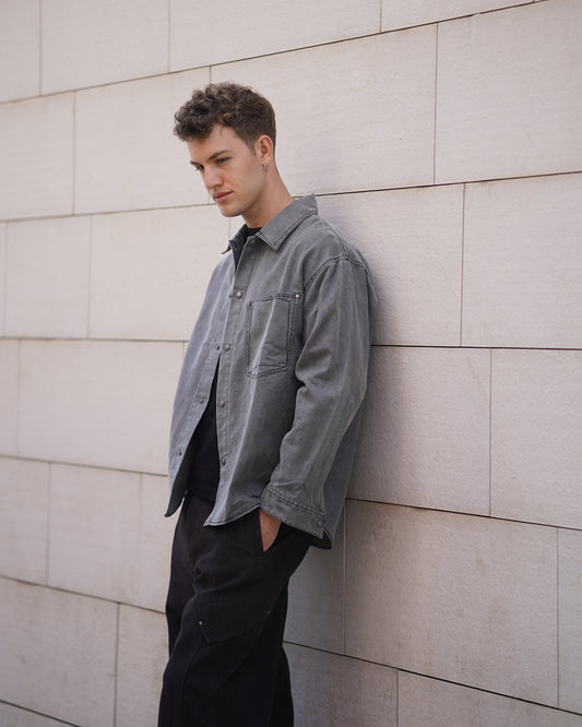 Cotton twill Denim Shirt