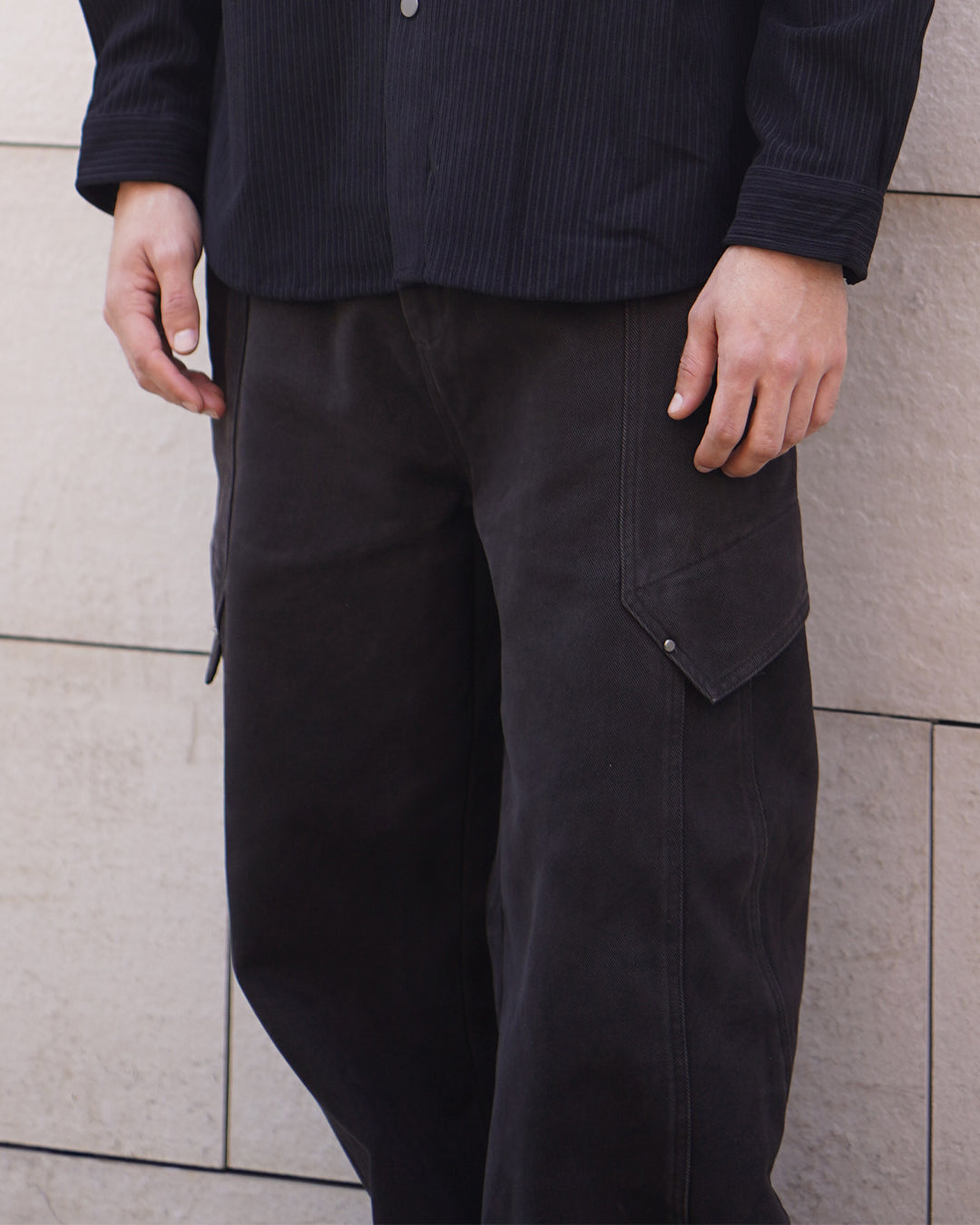 velvety lined cotton twill denims