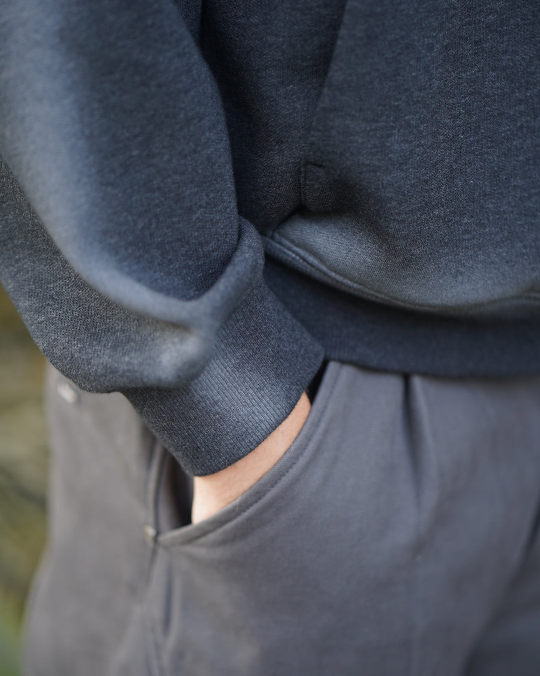 velvety lined hoodie