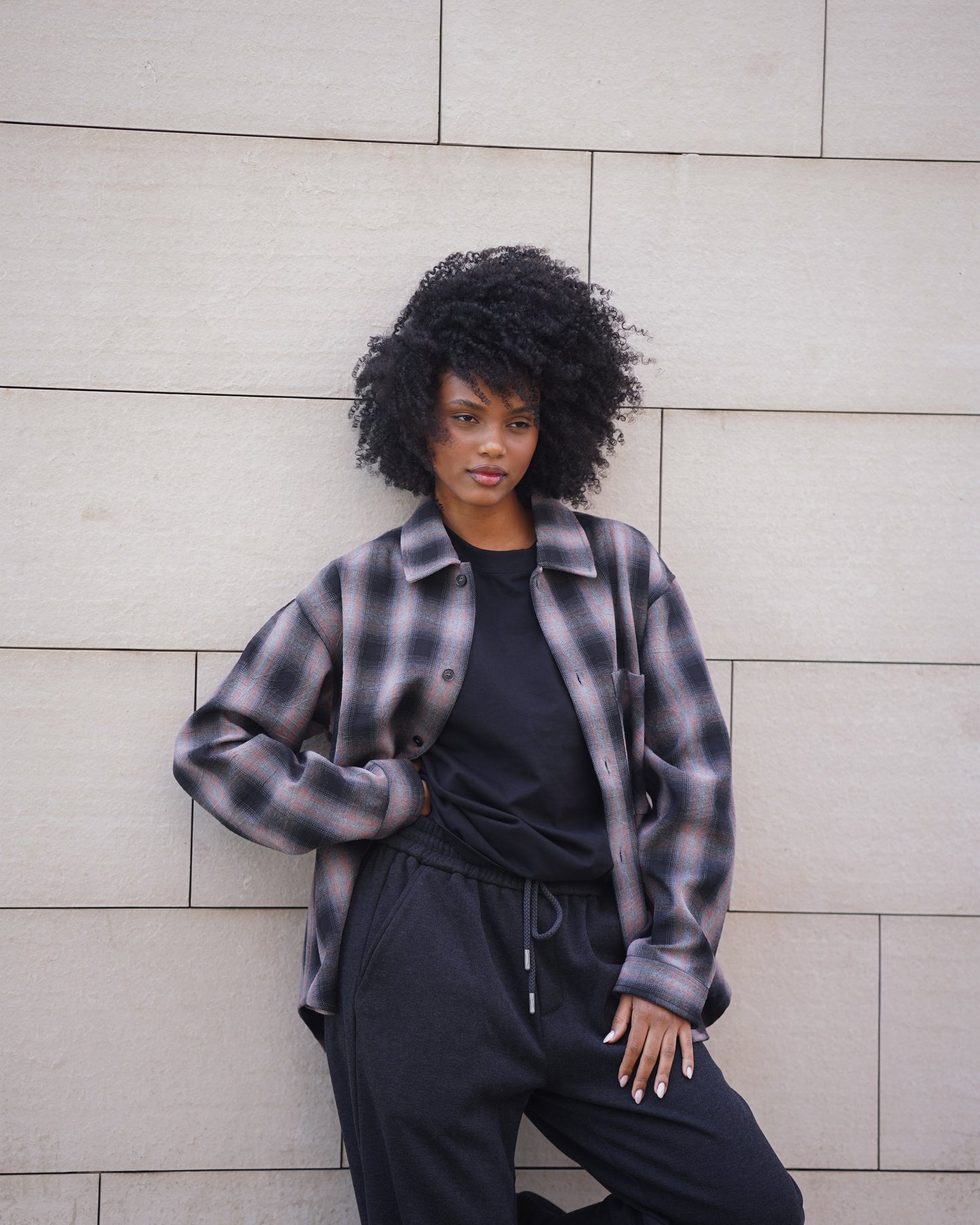 velvety lined grey Sweatpants