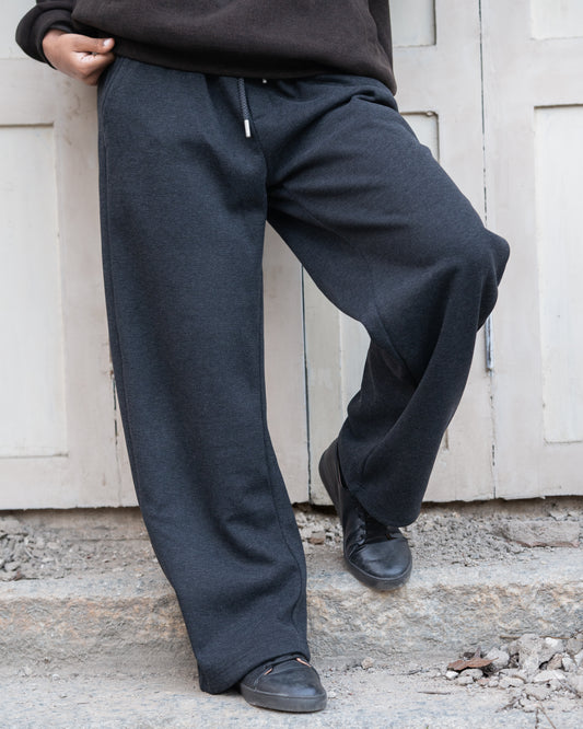 velvety lined grey Sweatpants