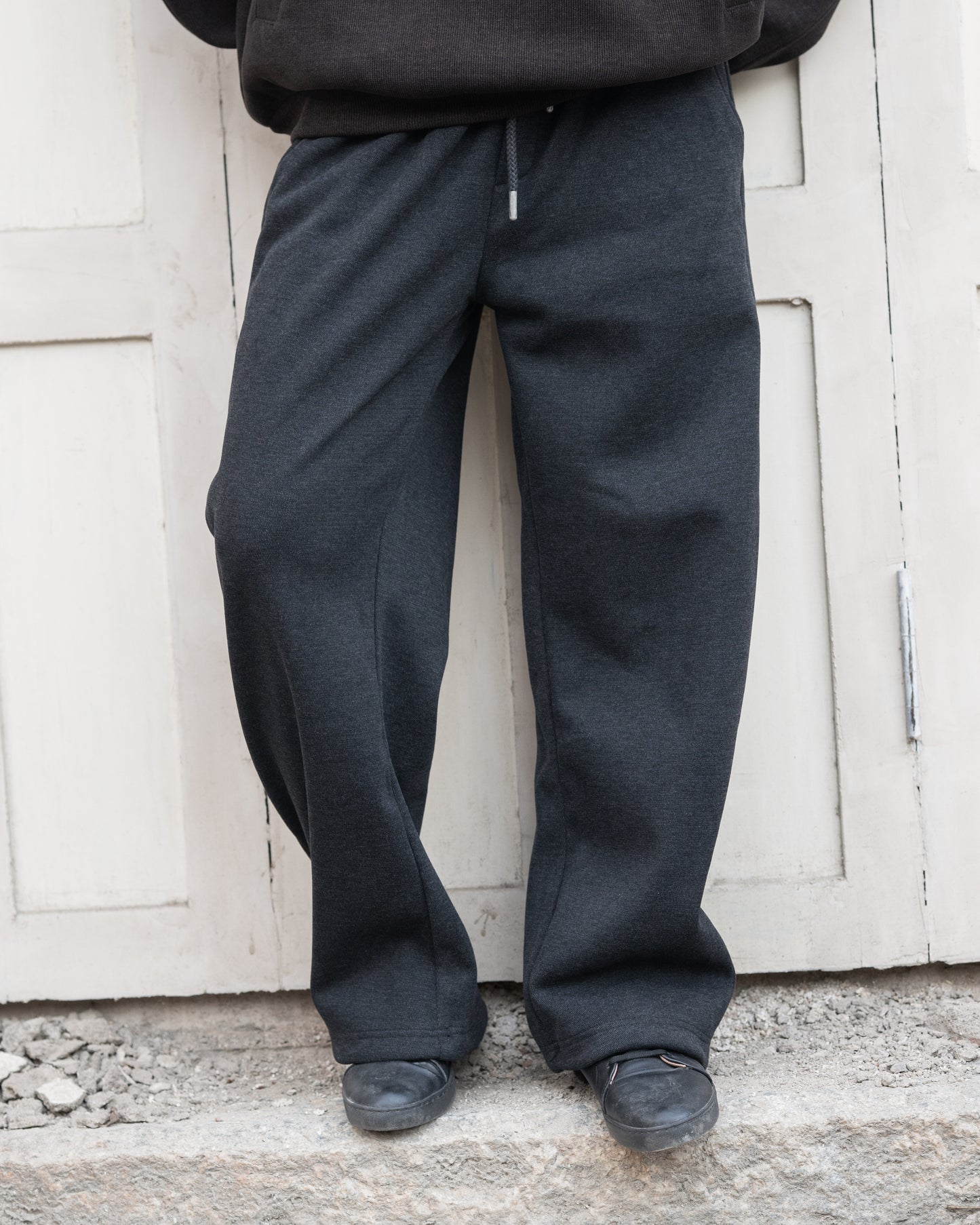 velvety lined grey Sweatpants
