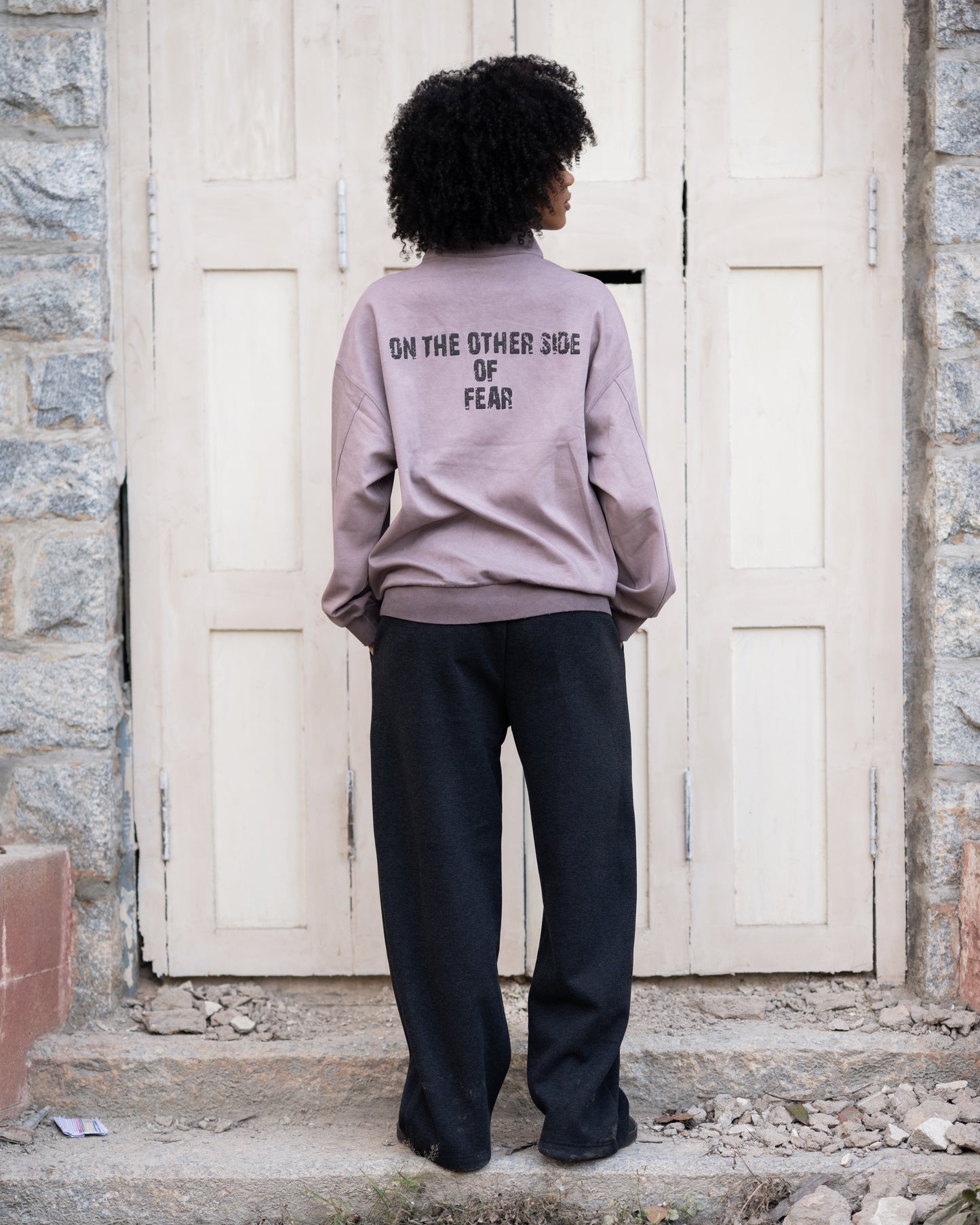 Quater zipper sweatshirt