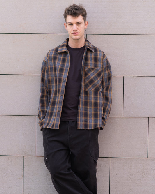 Mustard Flannel Shirt