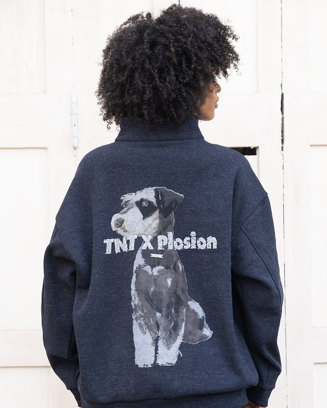 Quarter zipper sweatshirt