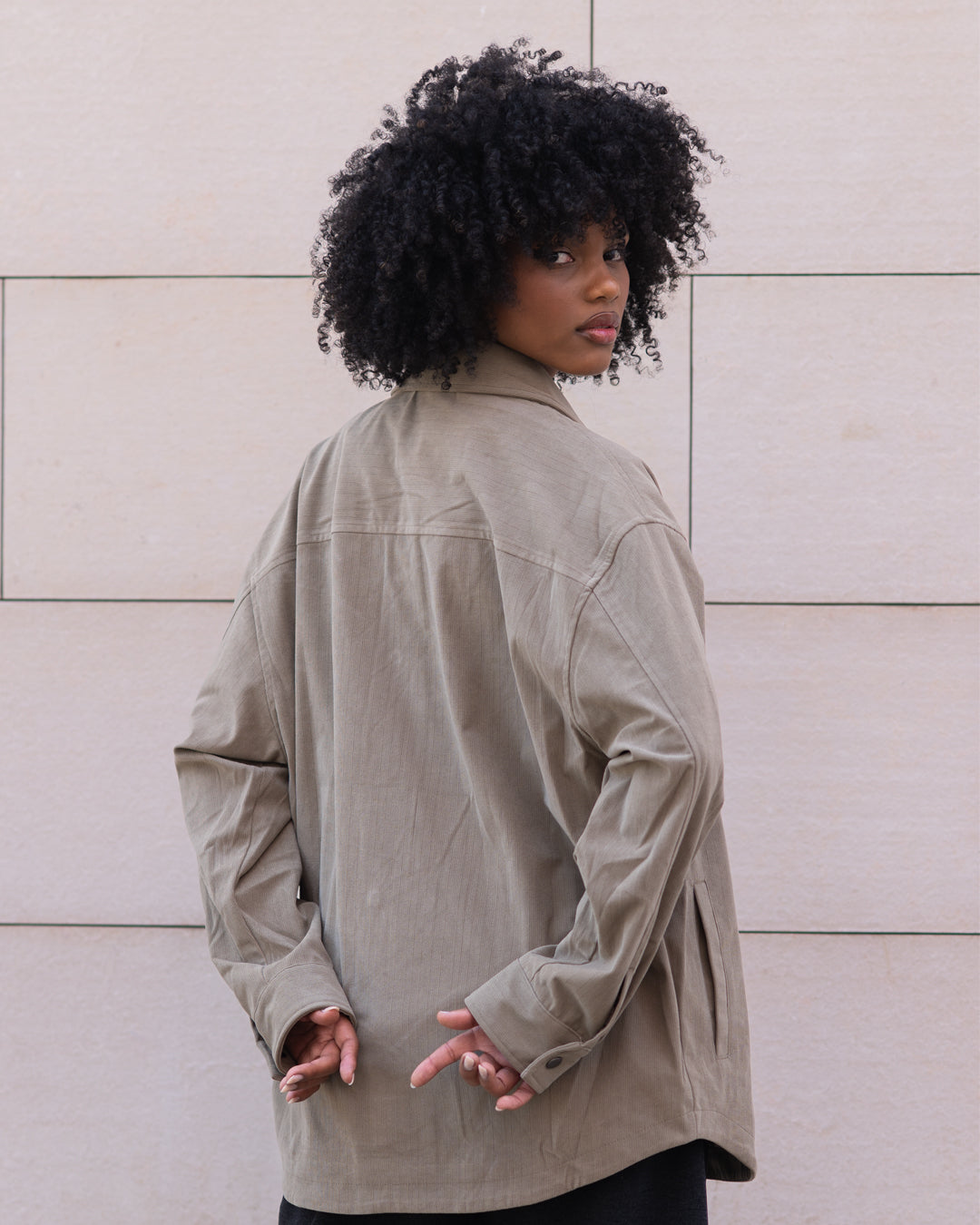 Khaki overshirt