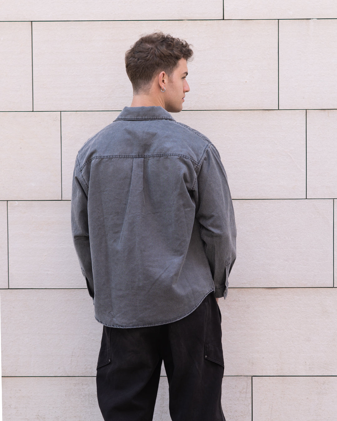 Cotton twill Denim Shirt