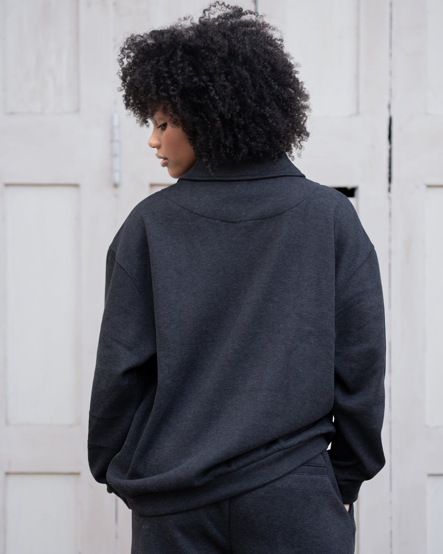 velvety lined grey Sweatpants