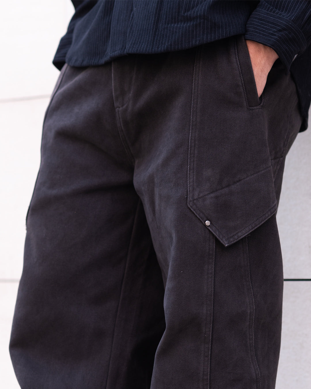 velvety lined cotton twill denims