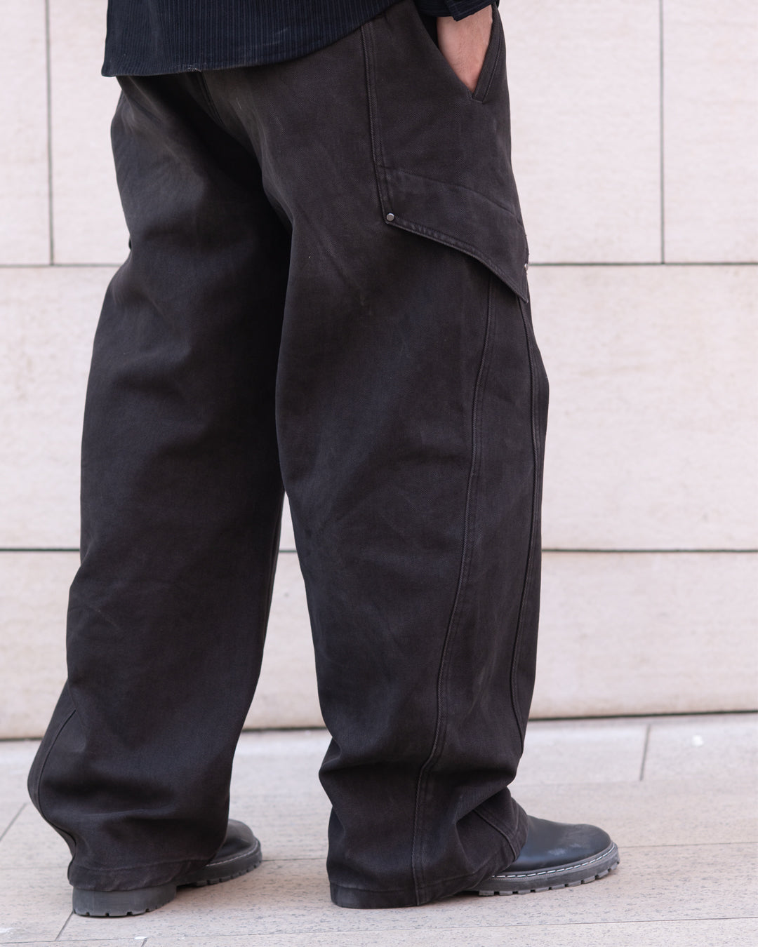 velvety lined cotton twill denims