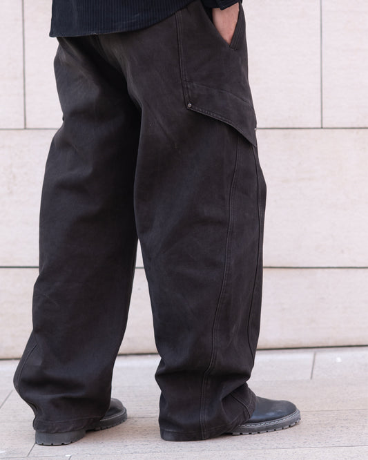 velvety lined cotton twill denims