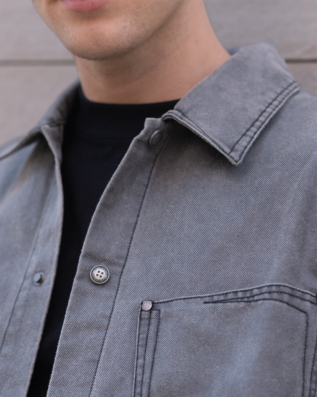 Cotton twill Denim Shirt