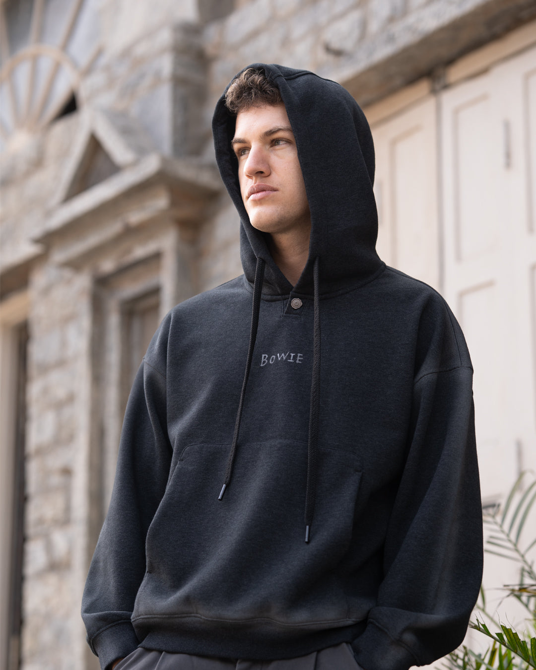 velvety lined hoodie