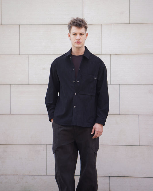 Black Corduroy Shirt