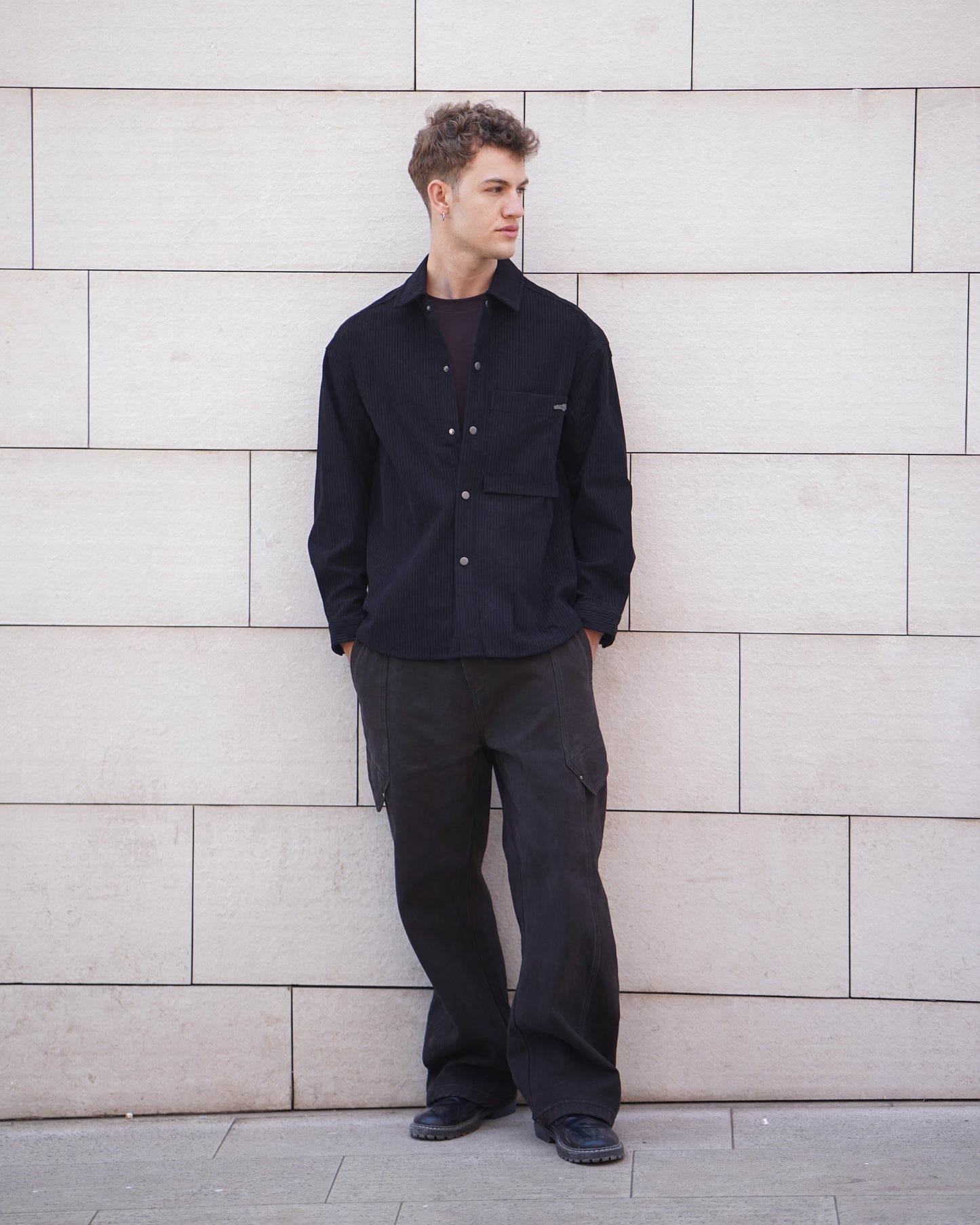 Black Corduroy Shirt