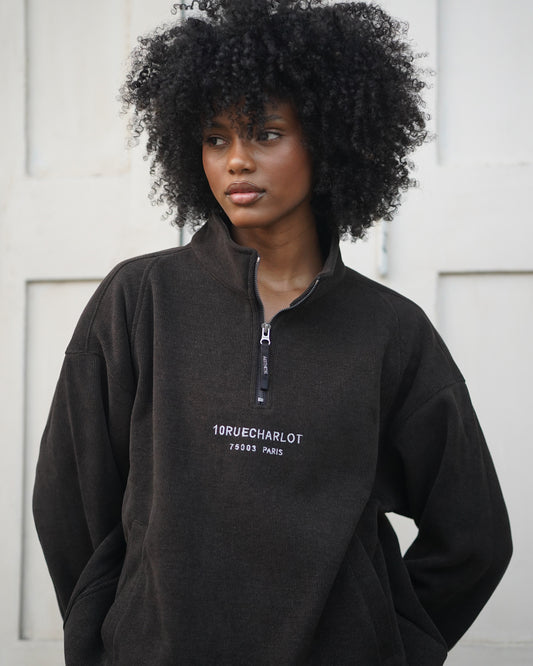 Quarter zip sweatshirt