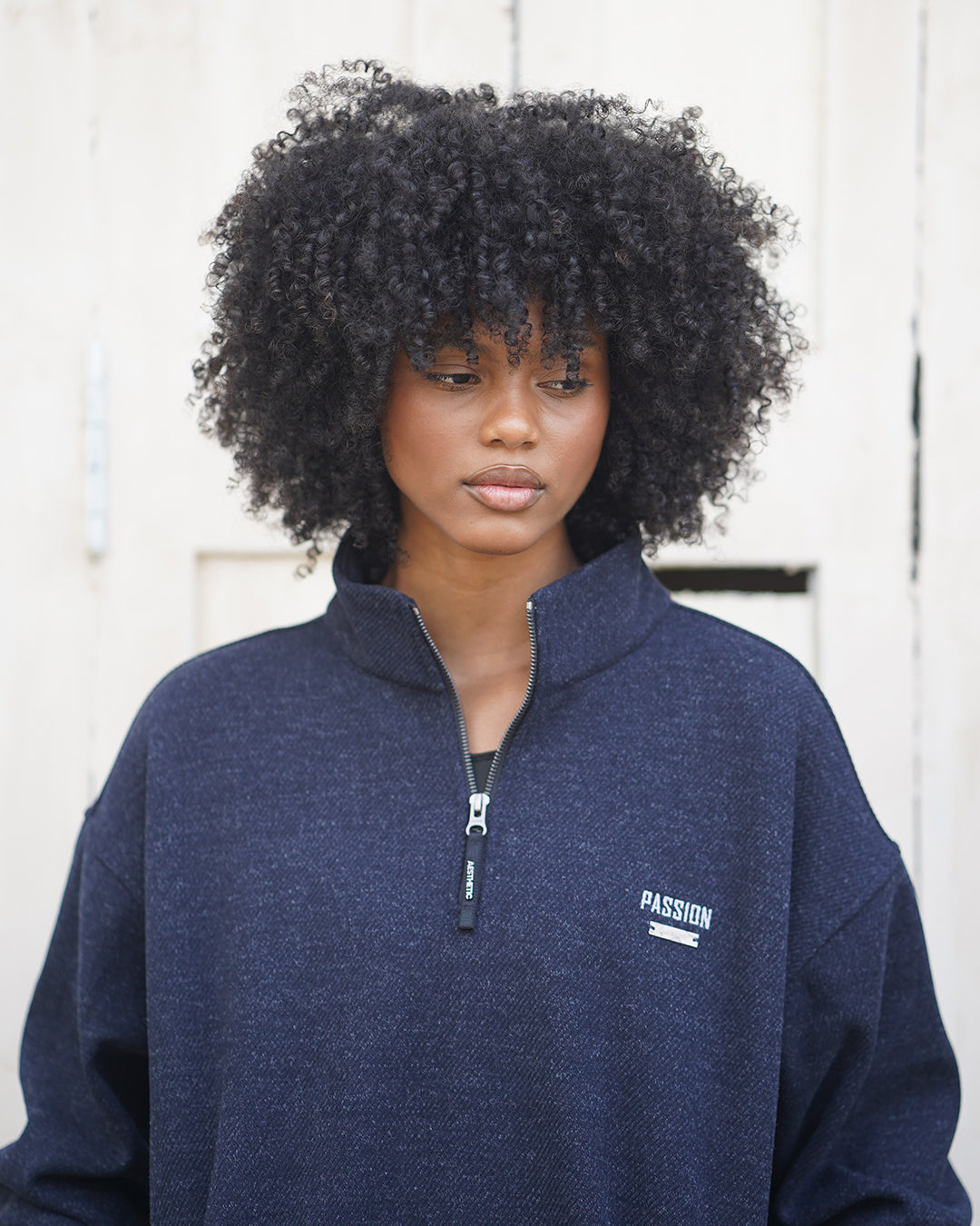 Quarter zipper sweatshirt