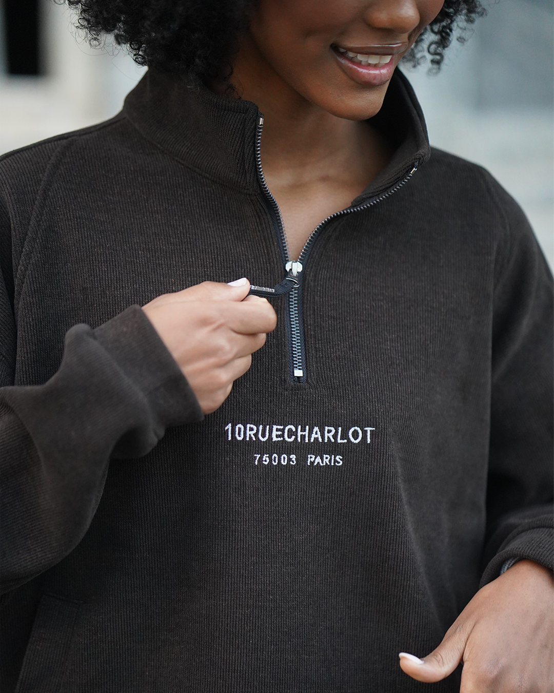 Quarter zip sweatshirt