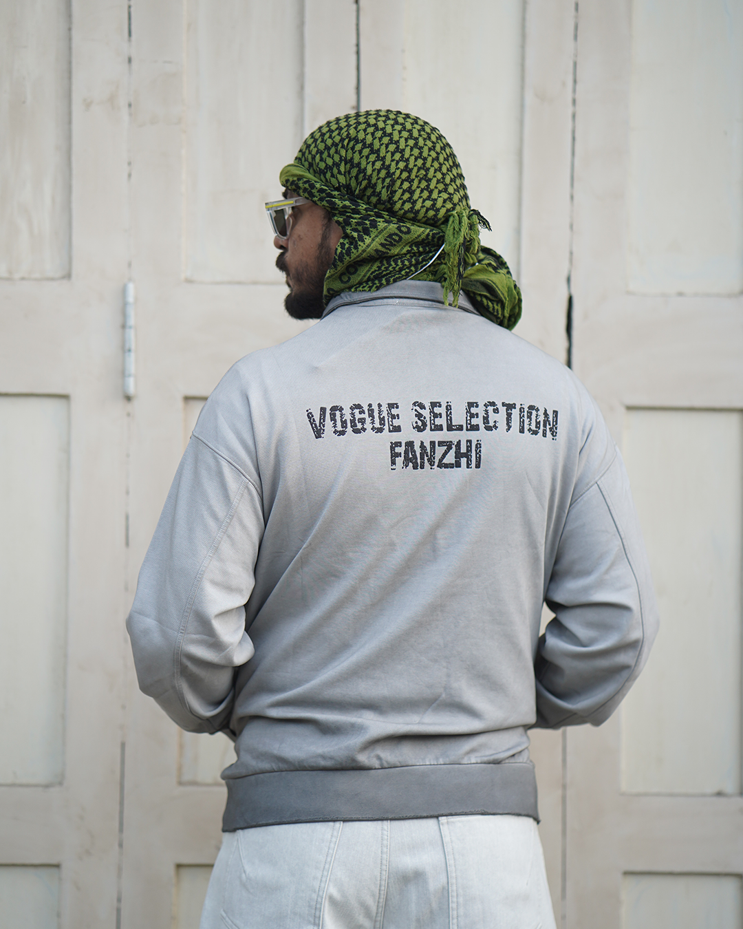 Quarter zipper Fanzhi sweatshirt