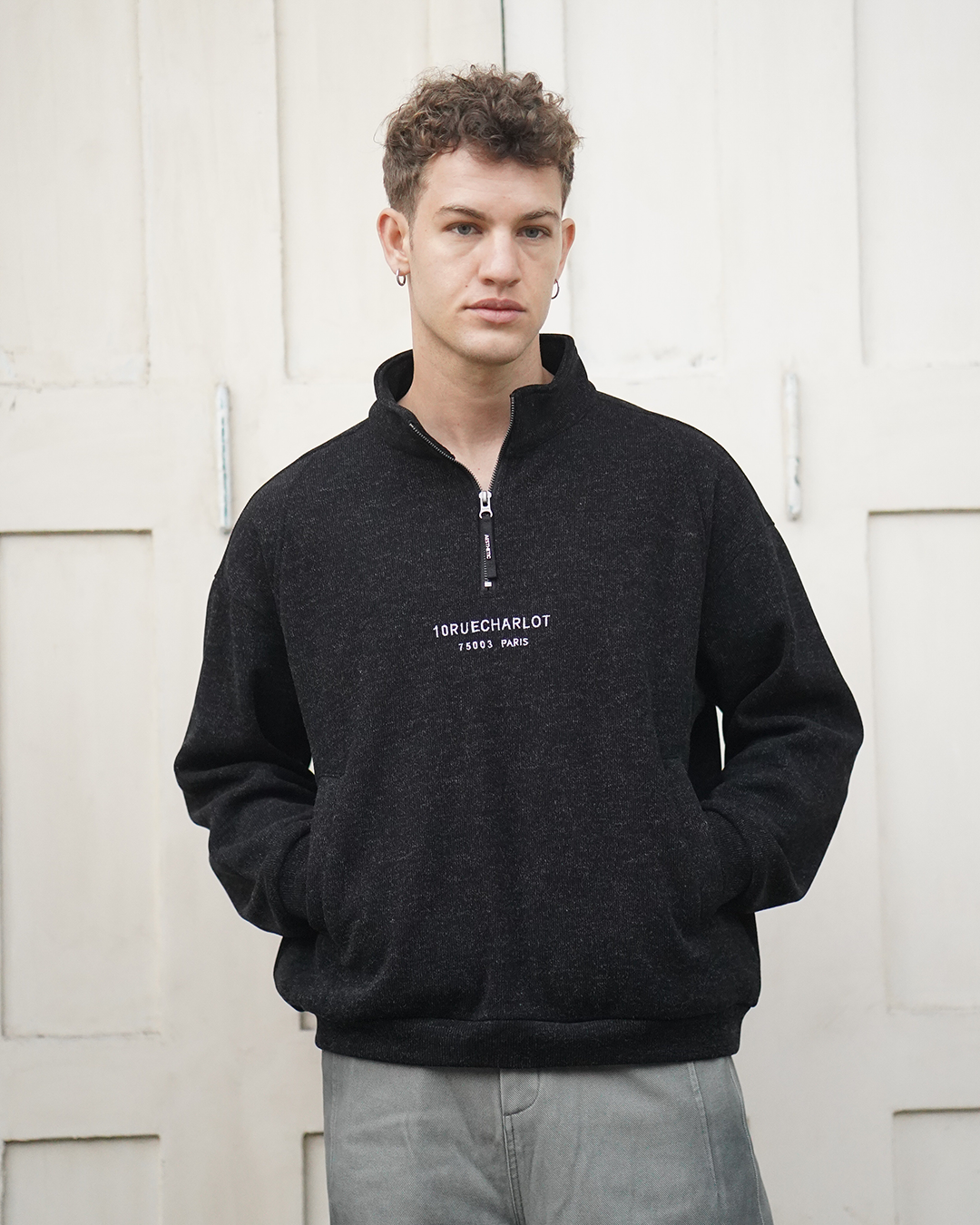 Quarter zip sweatshirt